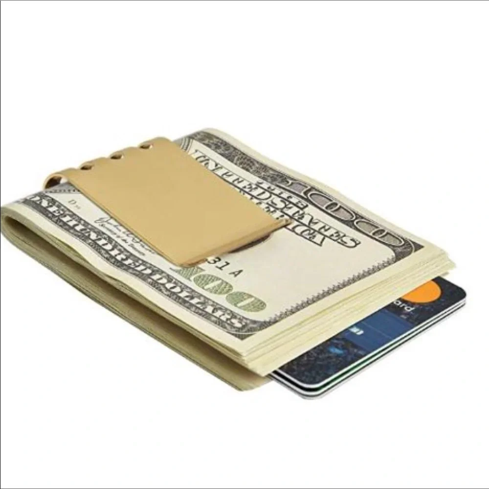 Money Clip Spring Steel Cash Clip New